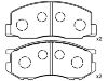 Bremsbelagsatz, Scheibenbremse Brake Pad Set:04465-28020