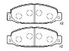 Bremsbelagsatz, Scheibenbremse Brake Pad Set:MB 295 692